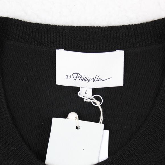 3.1 Phillip Lim Dress Women Large Black Sequin Cocktail Holiday Embellished TAGS - Picture 4 of 10